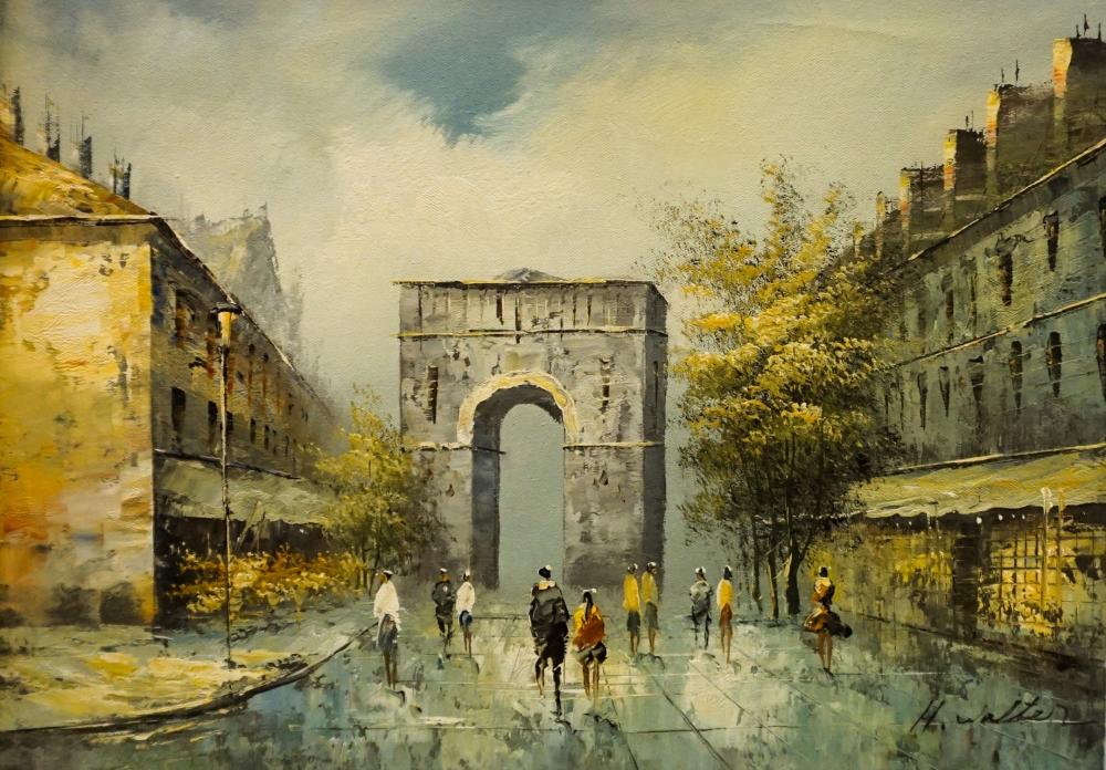 H WALTER ARC DE TRIOMPHE OIL 32a438