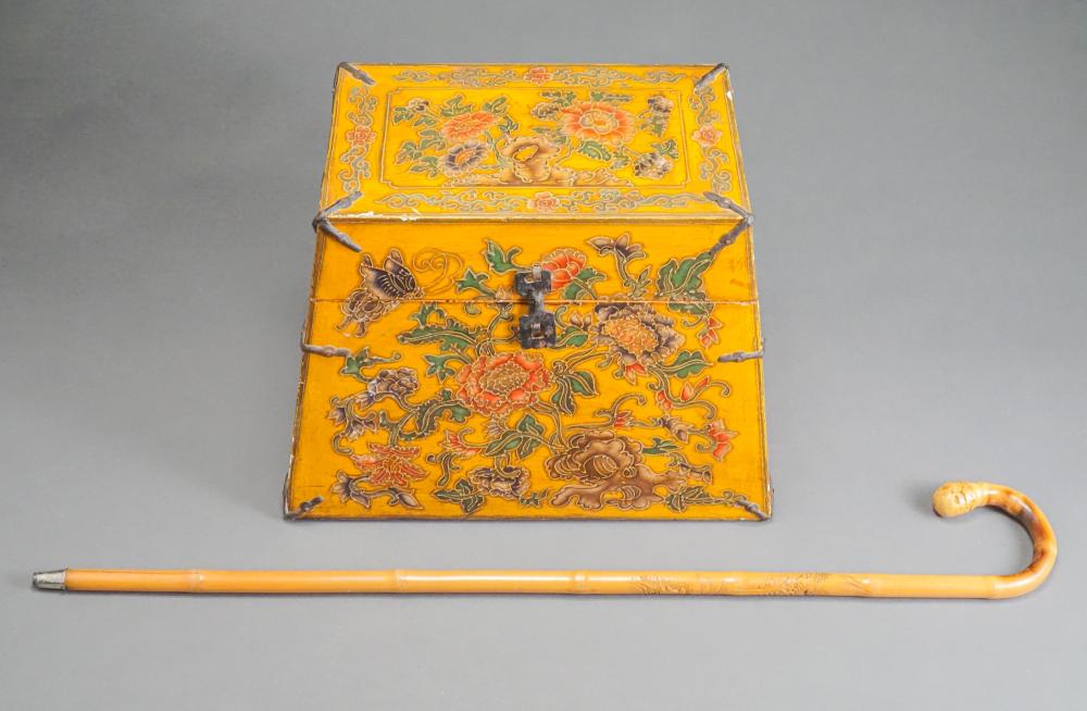 TIBETAN PAINTED GESSO AND IRON