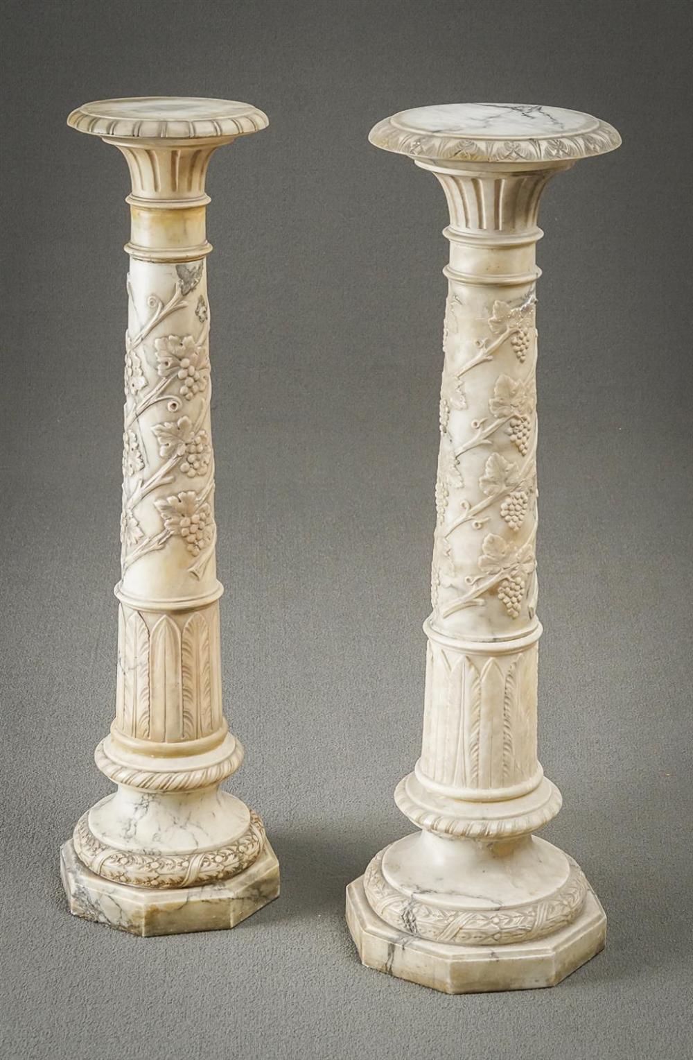 ASSEMBLED PAIR OF BEAUX ARTS STYLE CARVED