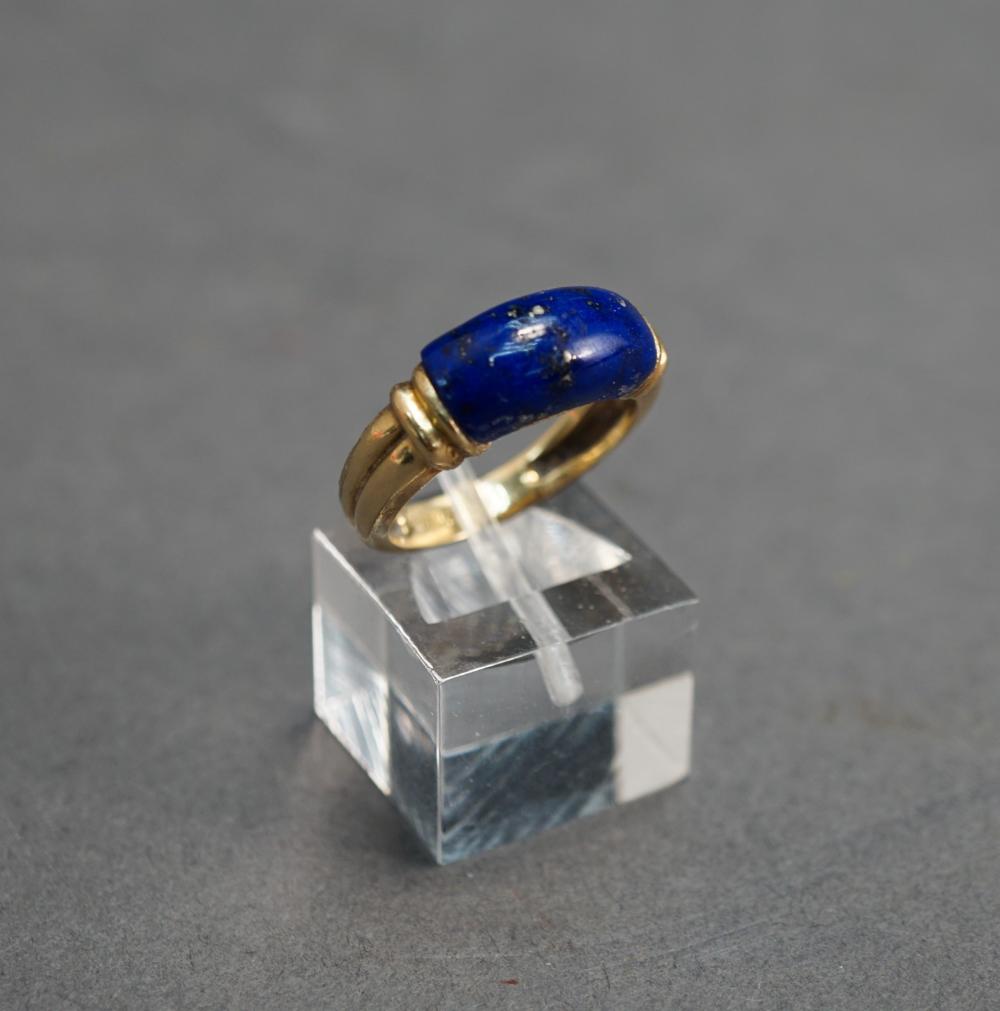 14 KARAT YELLOW GOLD AND LAPIS 32a57b