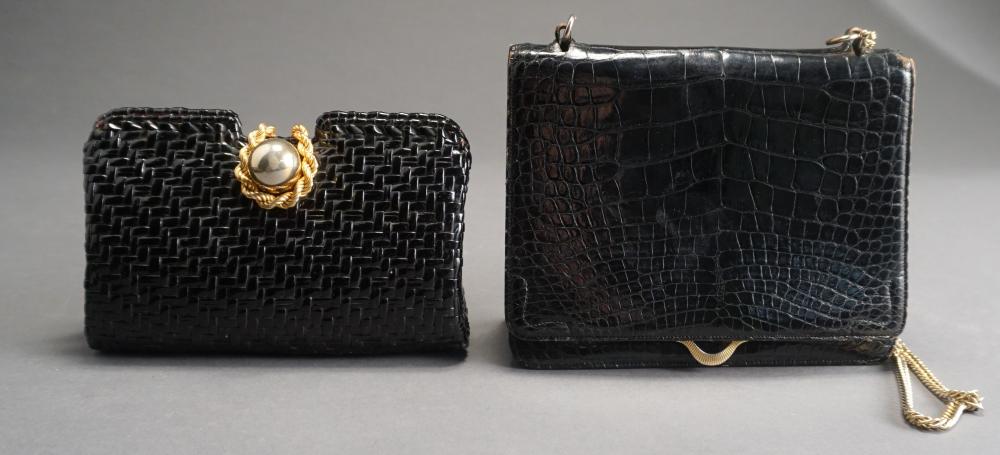 RENDL BLACK ALLIGATOR AND LEATHER