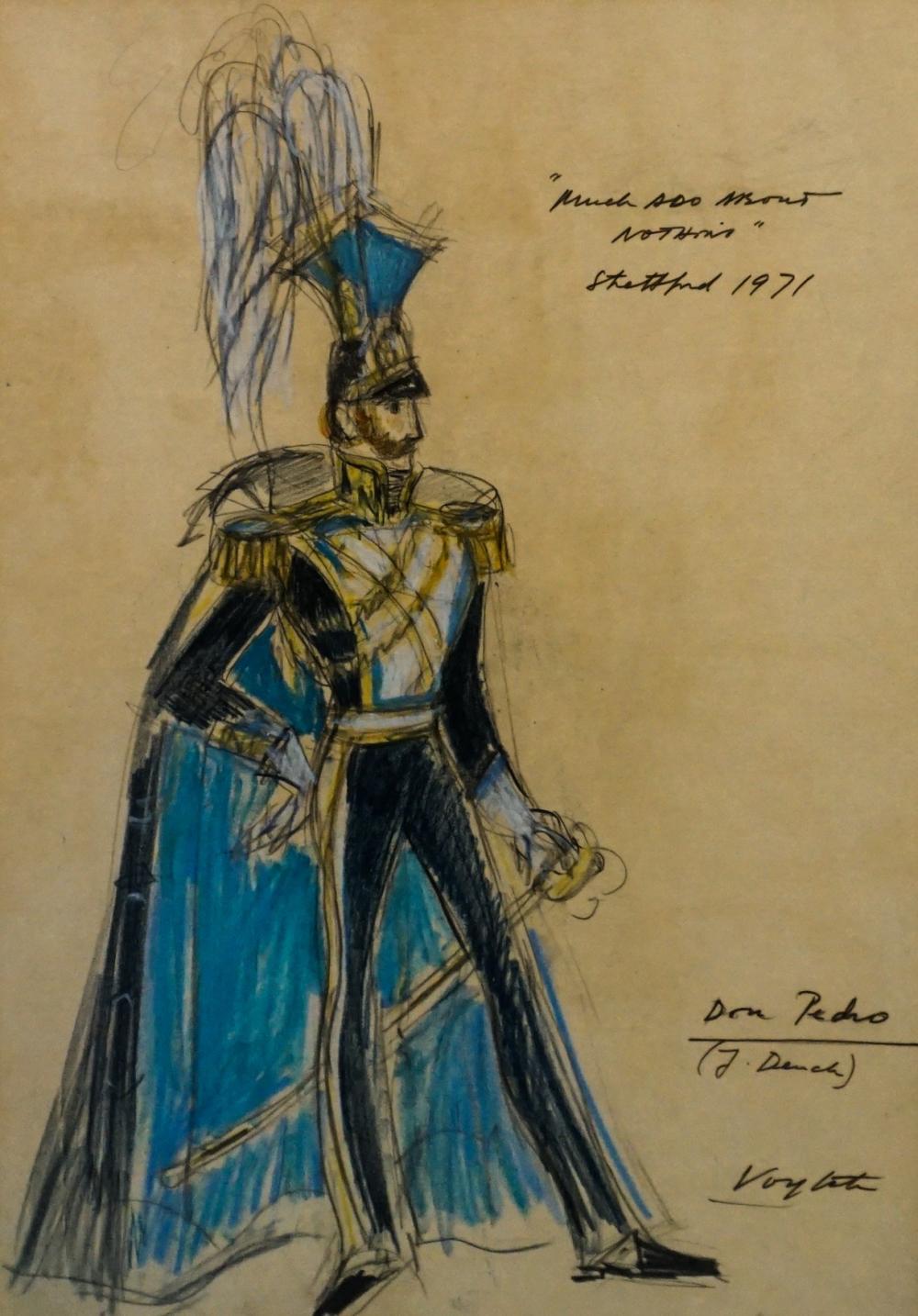 COSTUME DESIGN DRAWING FOR THE