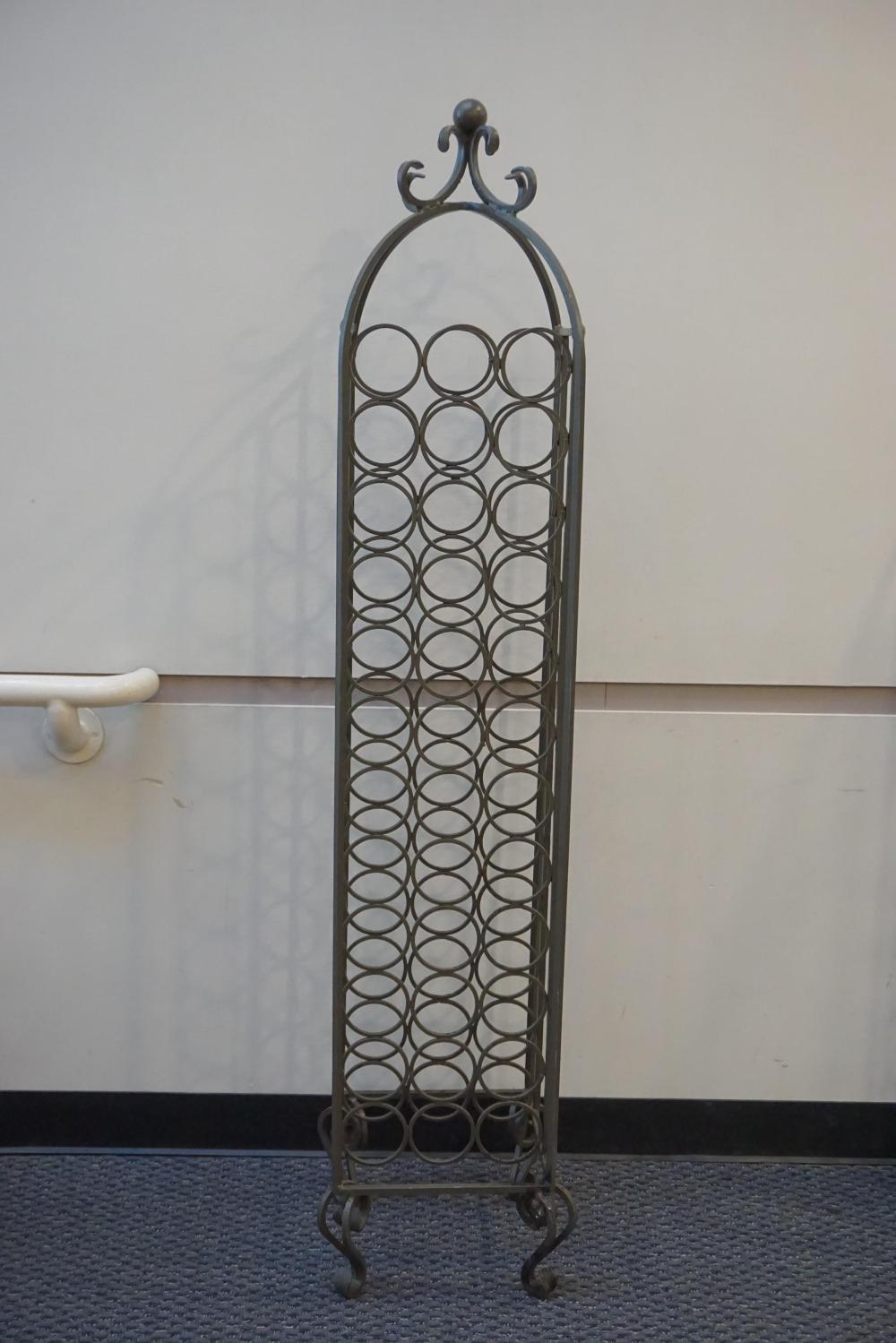 PATINATED IRON 36 BOTTLE WINE RACK  32a64e