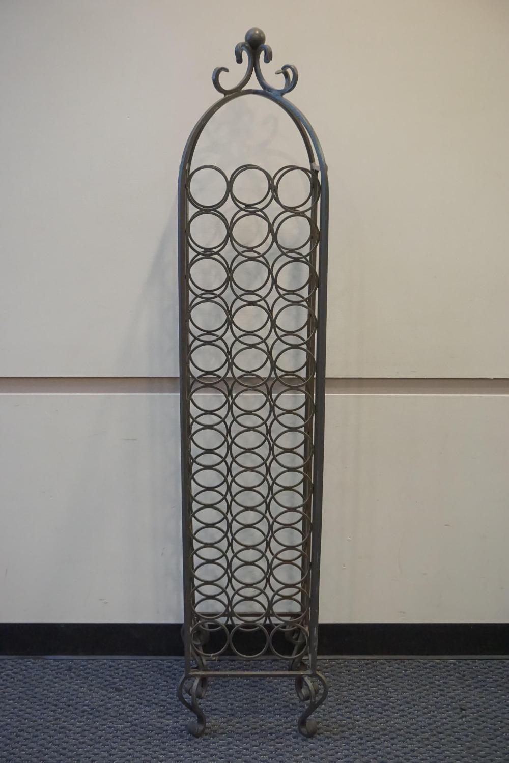 PATINATED IRON 36 BOTTLE WINE RACK  32a64f