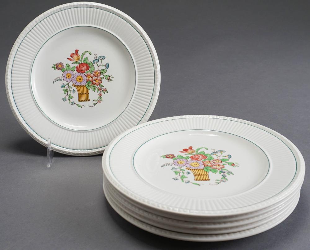 SIX WEDGWOOD BELMAR LUNCHEON PLATESSix