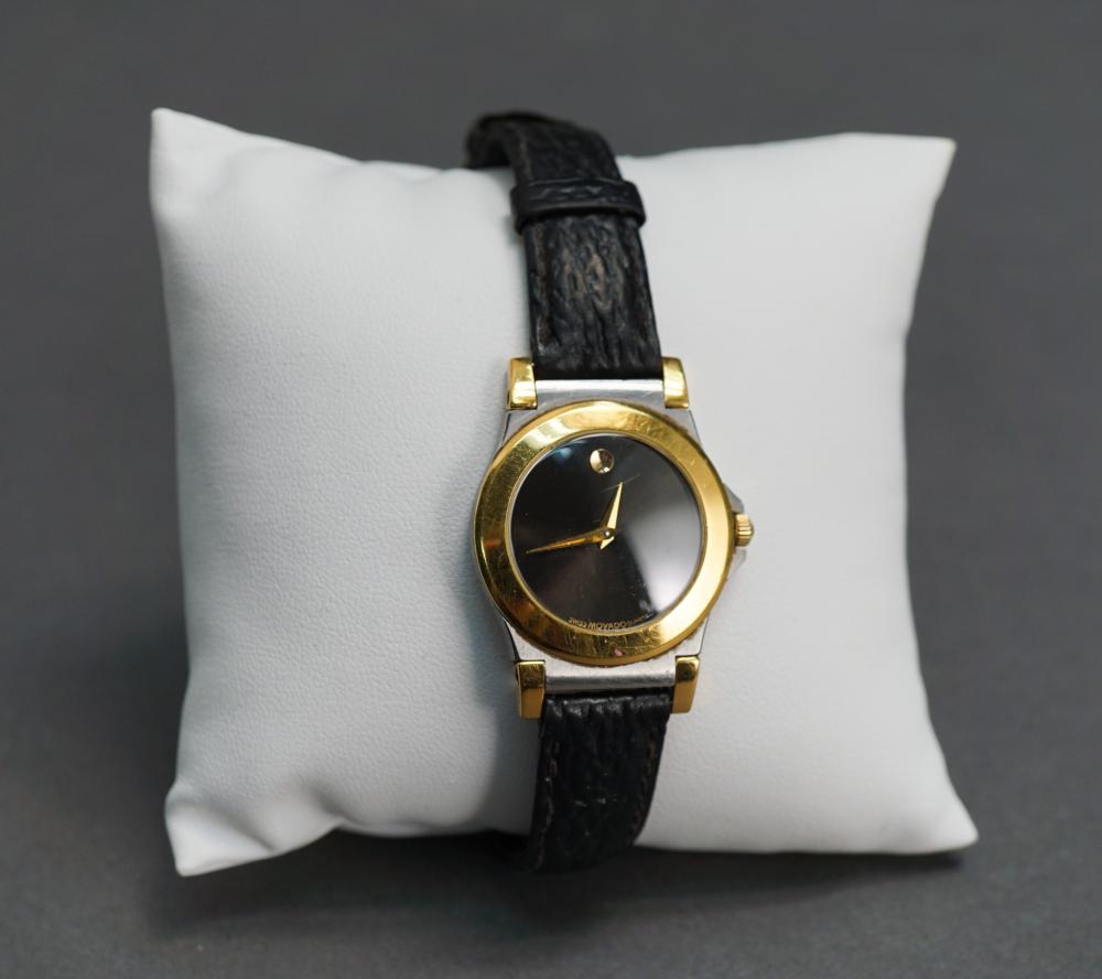 LADIES MOVADO TWO TONE STAINLESS 32a77b