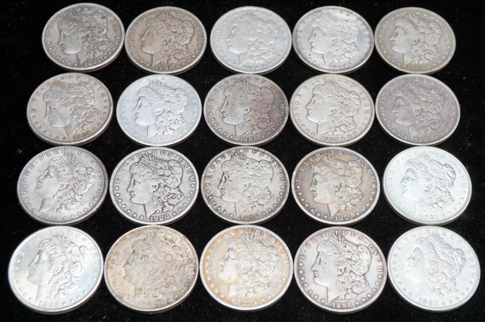 COLLECTION OF TWENTY U.S. MORGAN