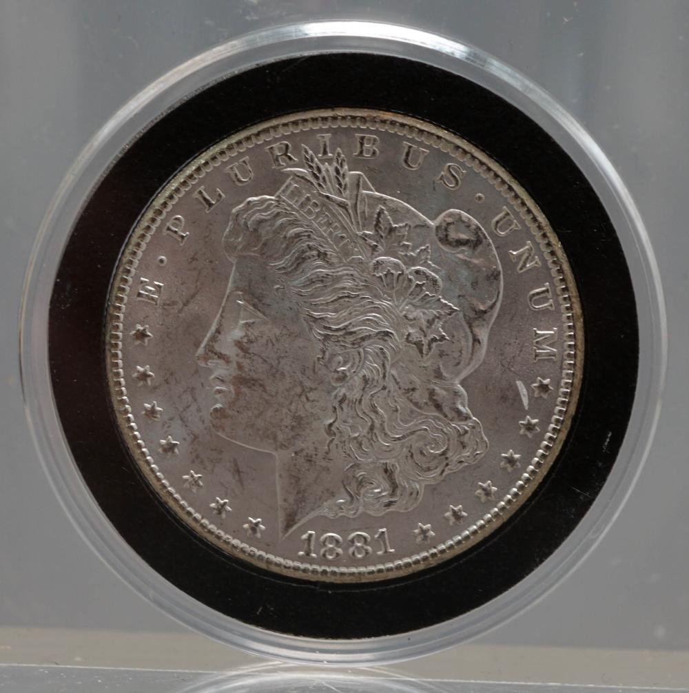 U S 1881 CARSON CITY MORGAN SILVER 32a7aa