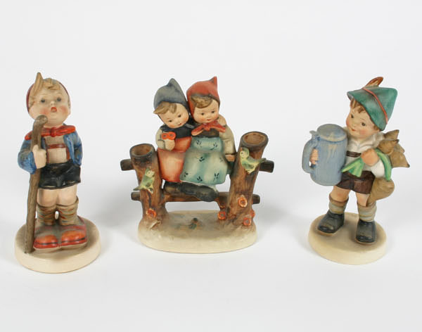 Hummel figures; Coquettes, For Father,