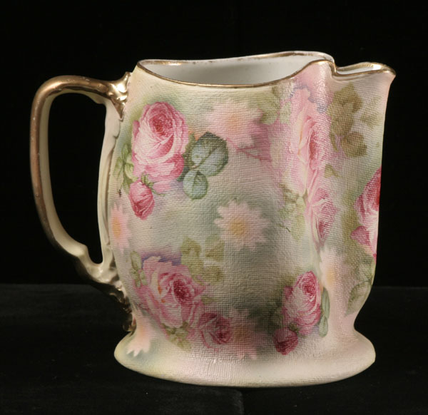 Royal Bayreuth pitcher; Rose Tapestry