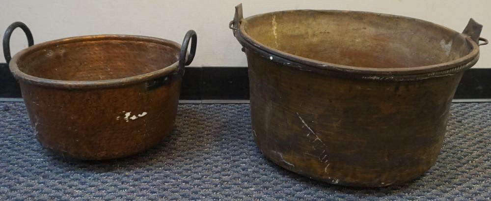 BRASS BAIL HANDLE BUCKET AND COPPER