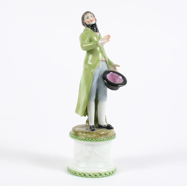 German hand painted porcelain figure