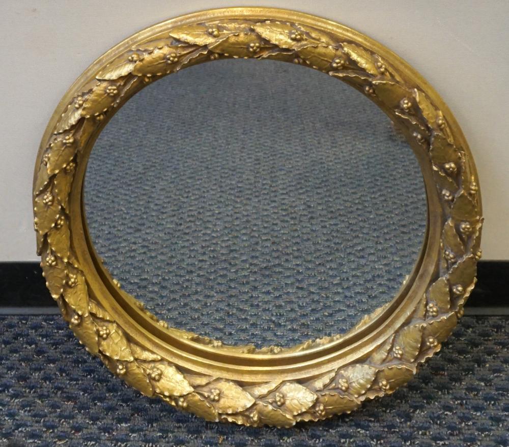 CLASSICAL STYLE GILT FRAME ROUND