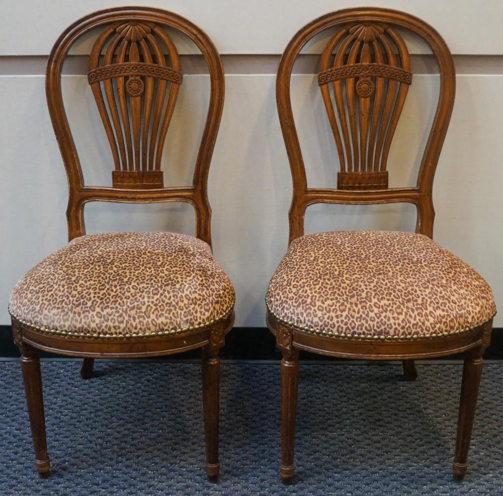 PAIR LOUIS XVI STYLE FRUITWOOD 32a8b5