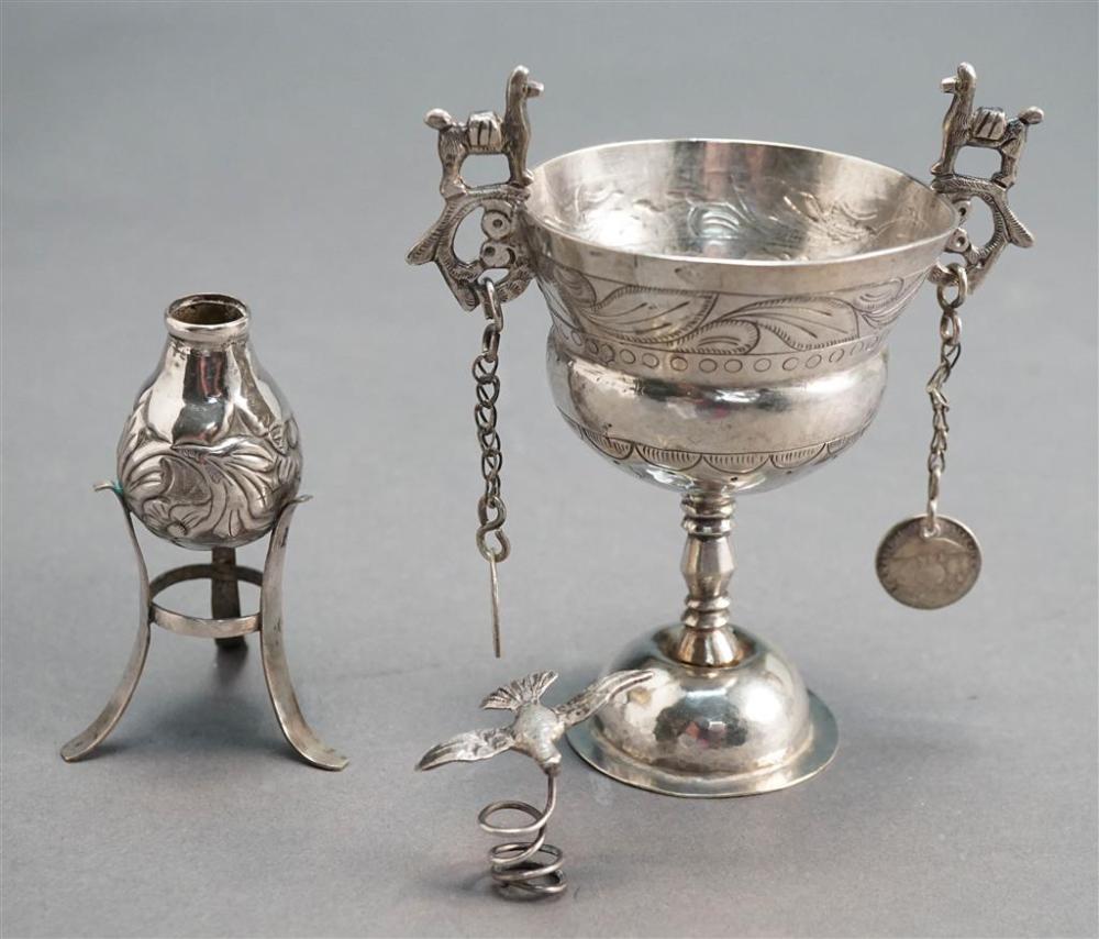 SOUTH AMERICAN 900 SILVER CHALICE 3281fe