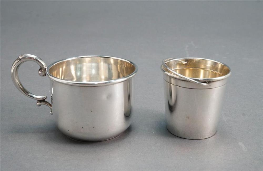 STERLING SILVER YOUTH CUP AND MINIATURE 3281f6