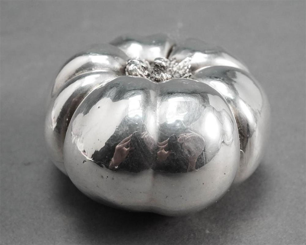 STERLING SILVER PUMPKIN, FILLED