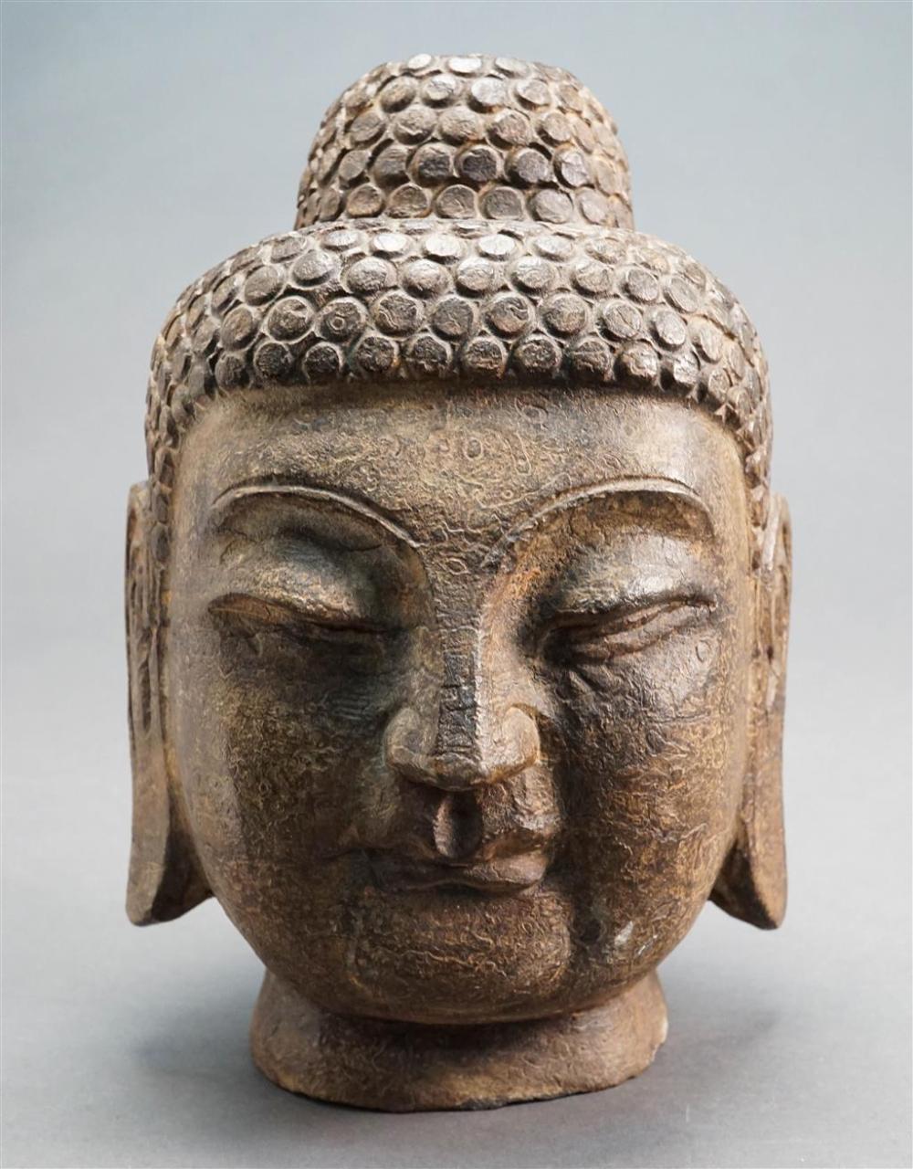 SOUTH EAST ASIAN STONE BUST OF