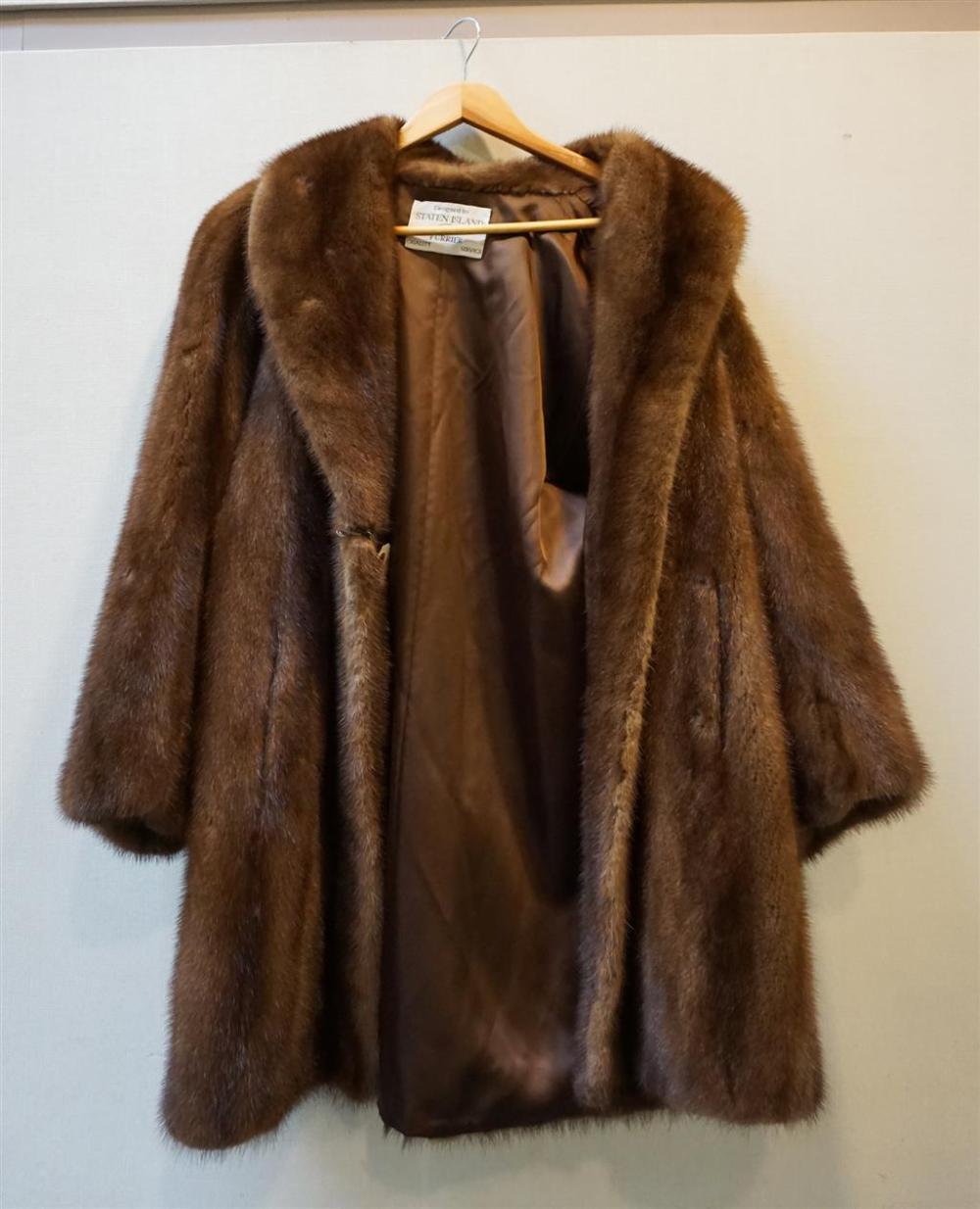 BROWN MINK COATBrown Mink Coat