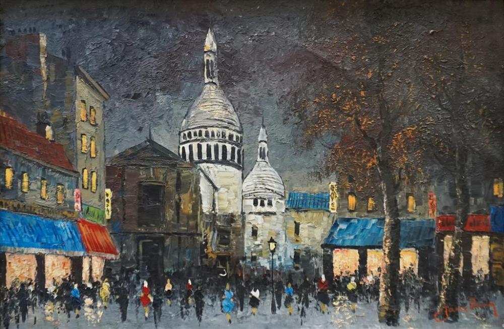 JOHN REMY, PARISIAN STREET SCENE,