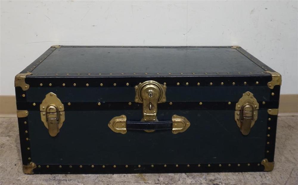 BRASS MOUNTED PACKING TRUNKBrass