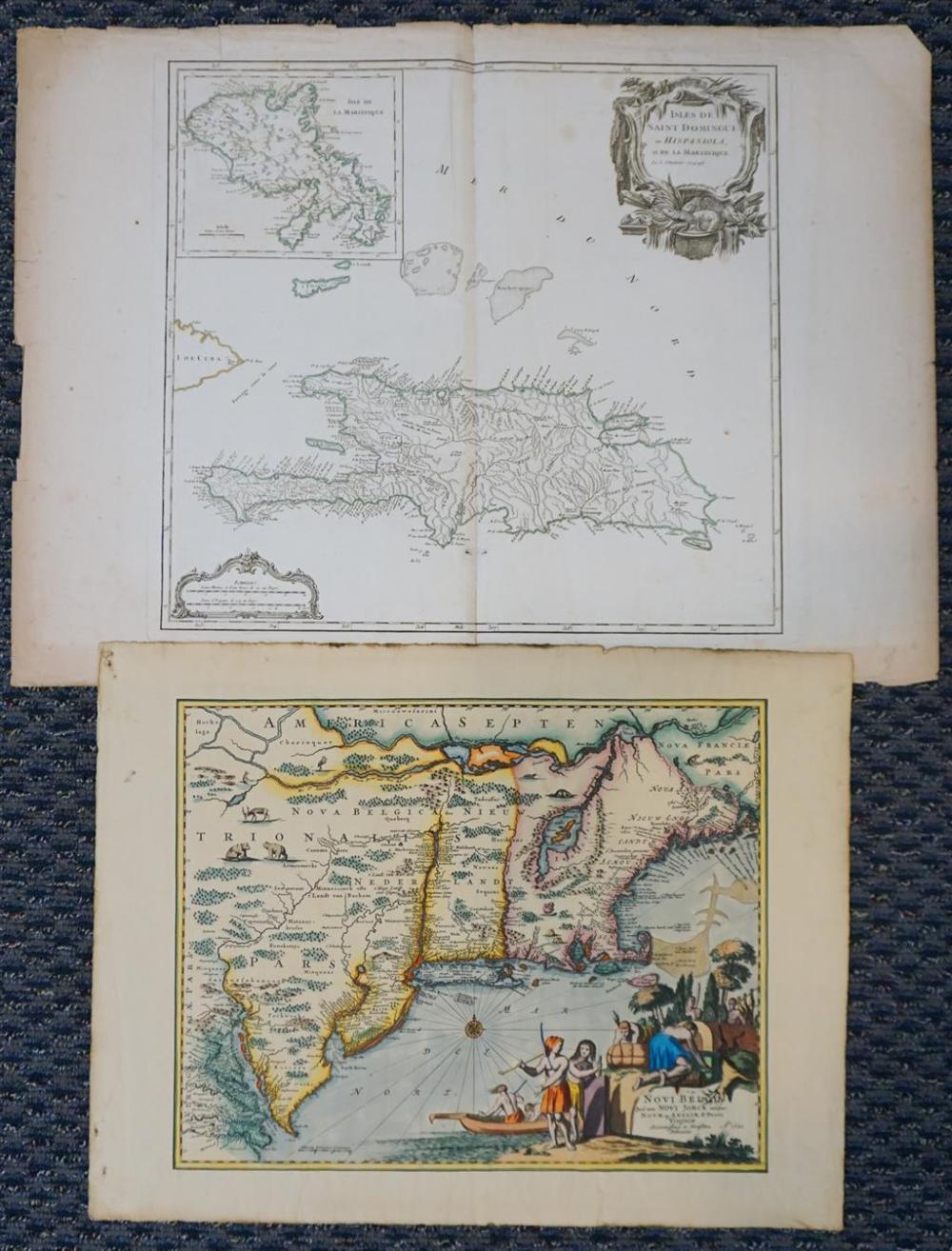 SR. ROBERT MAP OF HAITI AND DOMINICAN