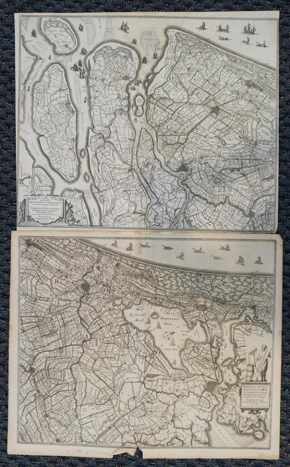 MAPS OF AMSTERDAM AFTER WILLEM 32834b