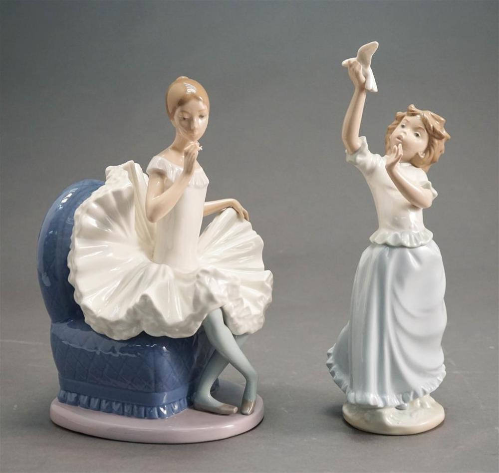 TWO NAO PORCELAIN FIGURES OF CHILDREN  328355