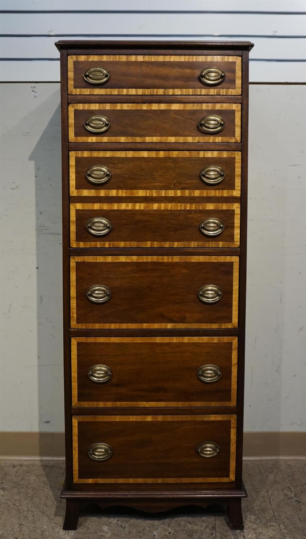 CHIPPENDALE STYLE SATINWOOD INLAID 3283c4