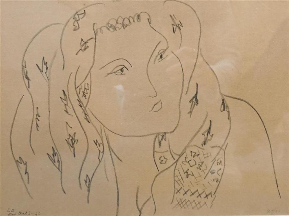 AFTER MATISSE PORTRAIT OF WOMAN  3283f3