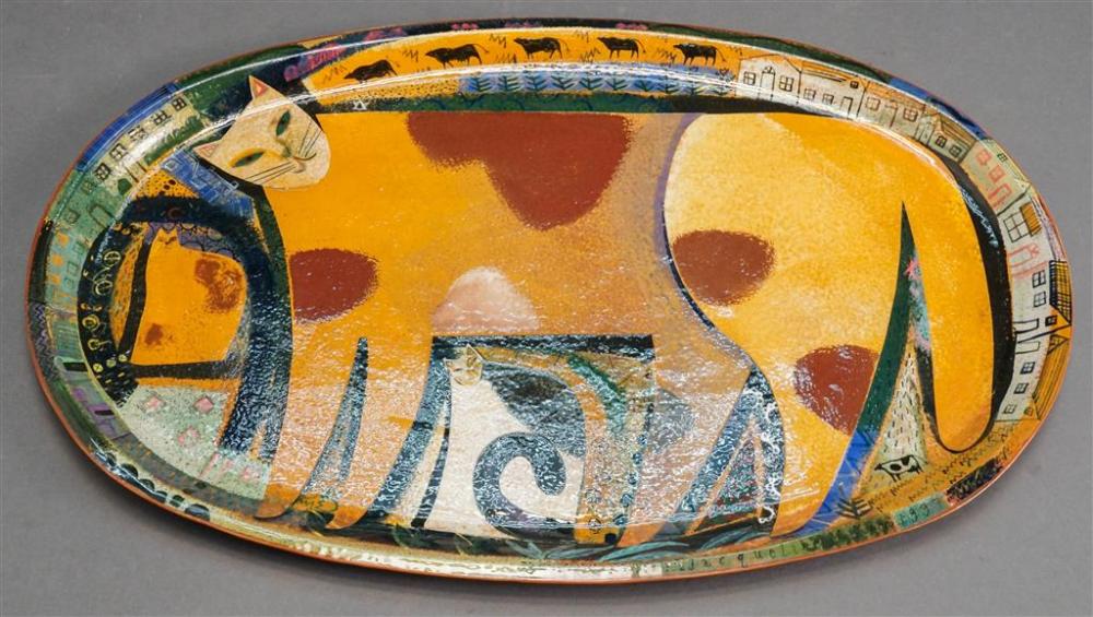 JACQUELINE M COHEN OVAL GLAZED 3283f7