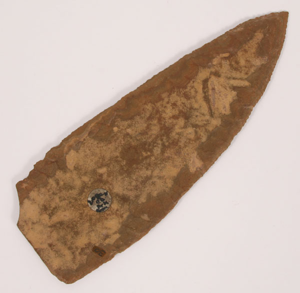 Large brown knife; Logan Co., AR;
