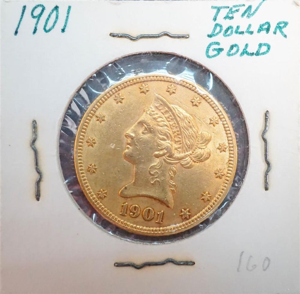 U.S. LIBERTY HEAD 1901 10-DOLLAR