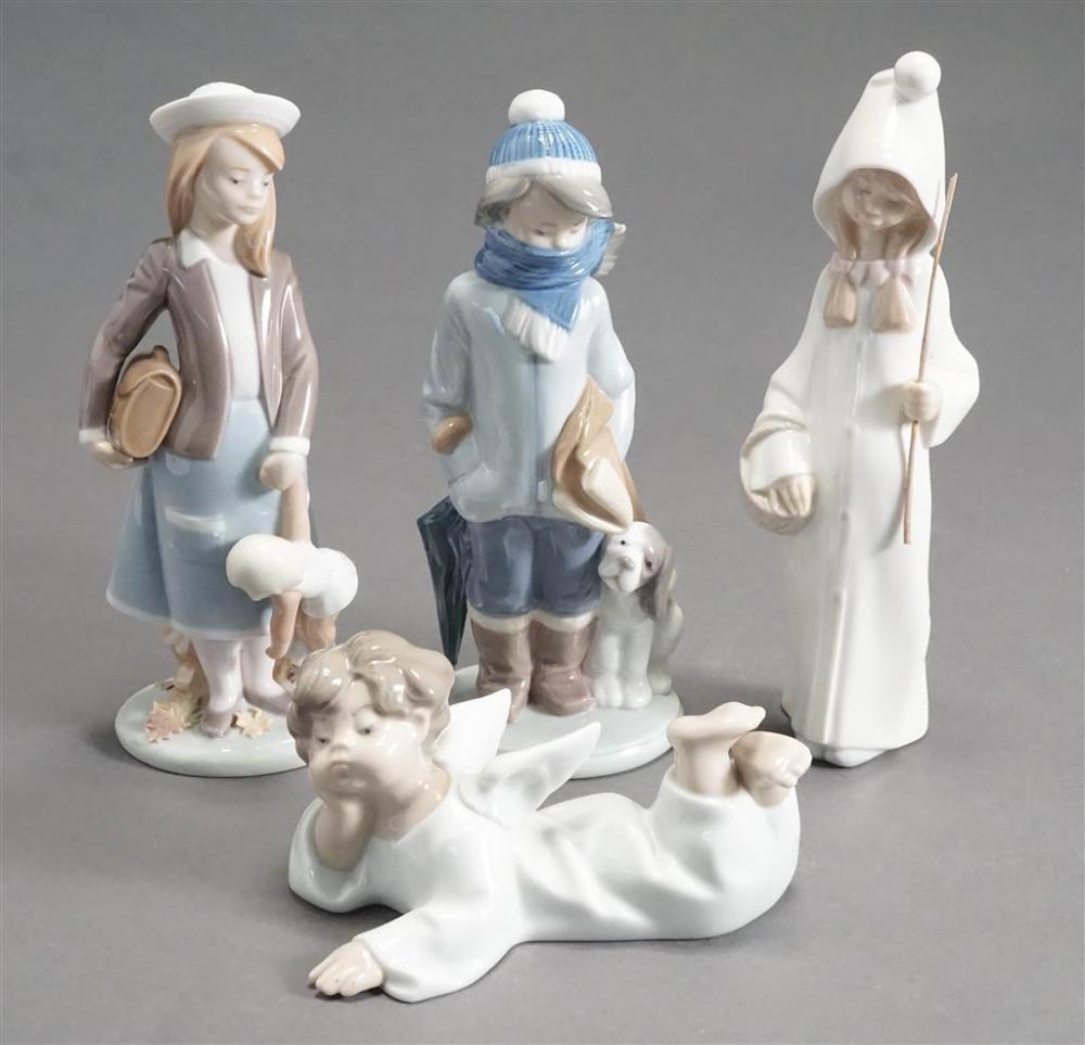 FOUR LLADRO PORCELAIN FIGURINESFour 3284d1