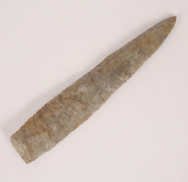 Beveled archaic knife; Coshocton