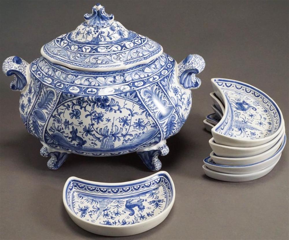PORTUGUESE HAND-PAINTED TUREEN