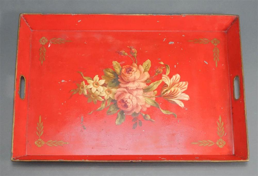 FRENCH TOLE DECORATED TRAY 23 3 4 328551