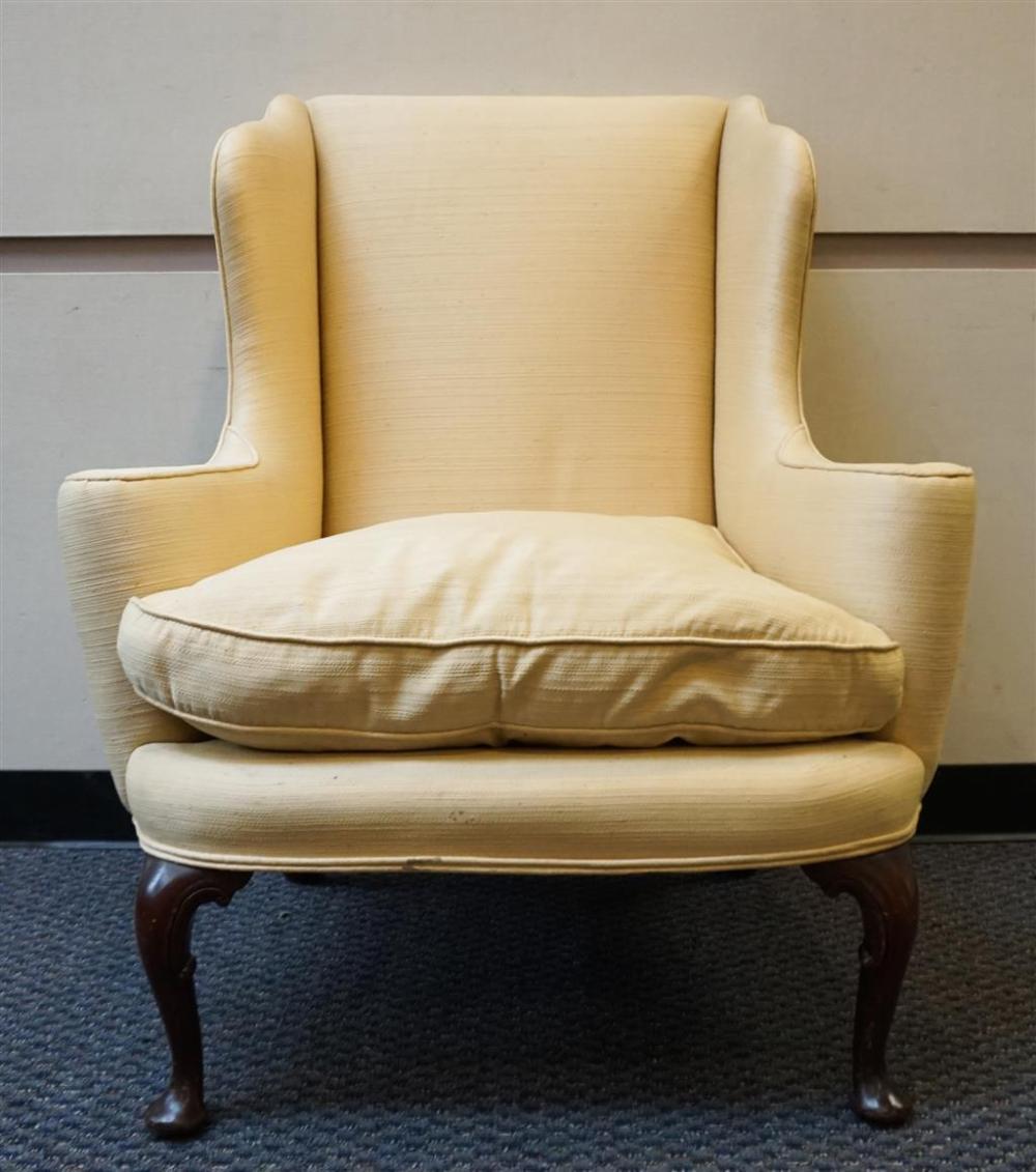 GEORGE II STYLE CREAM UPHOLSTERED 3285b9