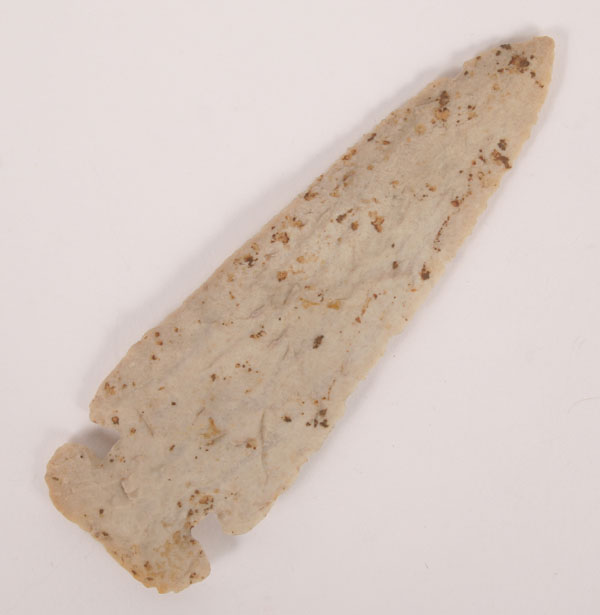 Thebes white flint.  4 3/8".