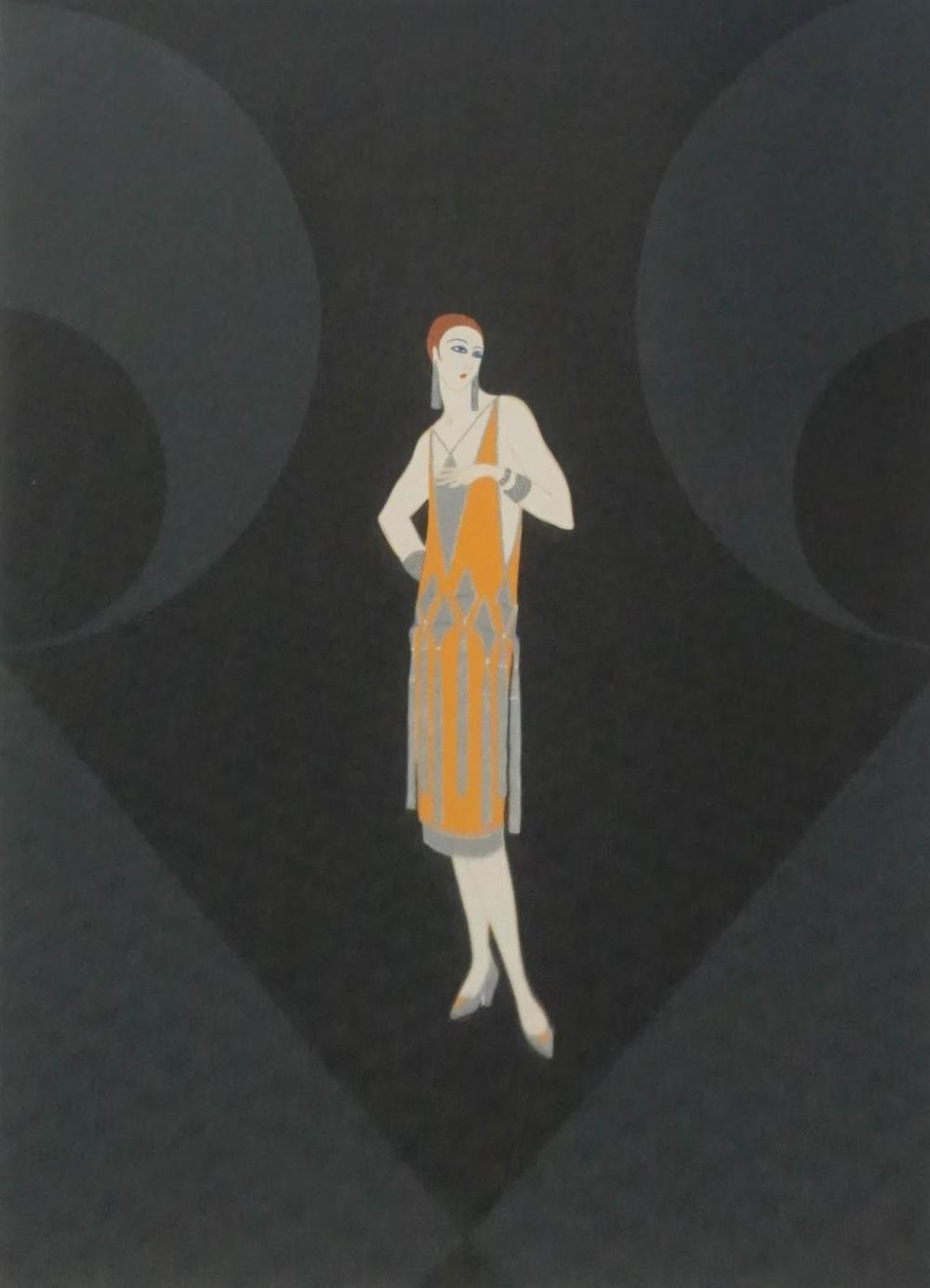 ERTE, MANHATTAN MARY I, SERIGRAPH