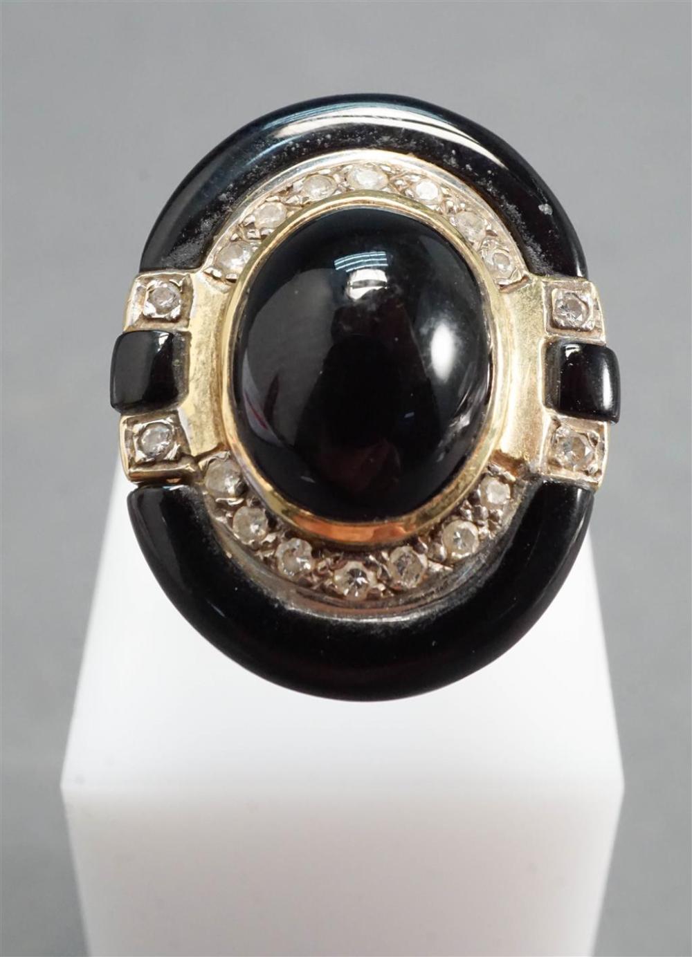 14 KARAT YELLOW GOLD BLACK ONYX 328659