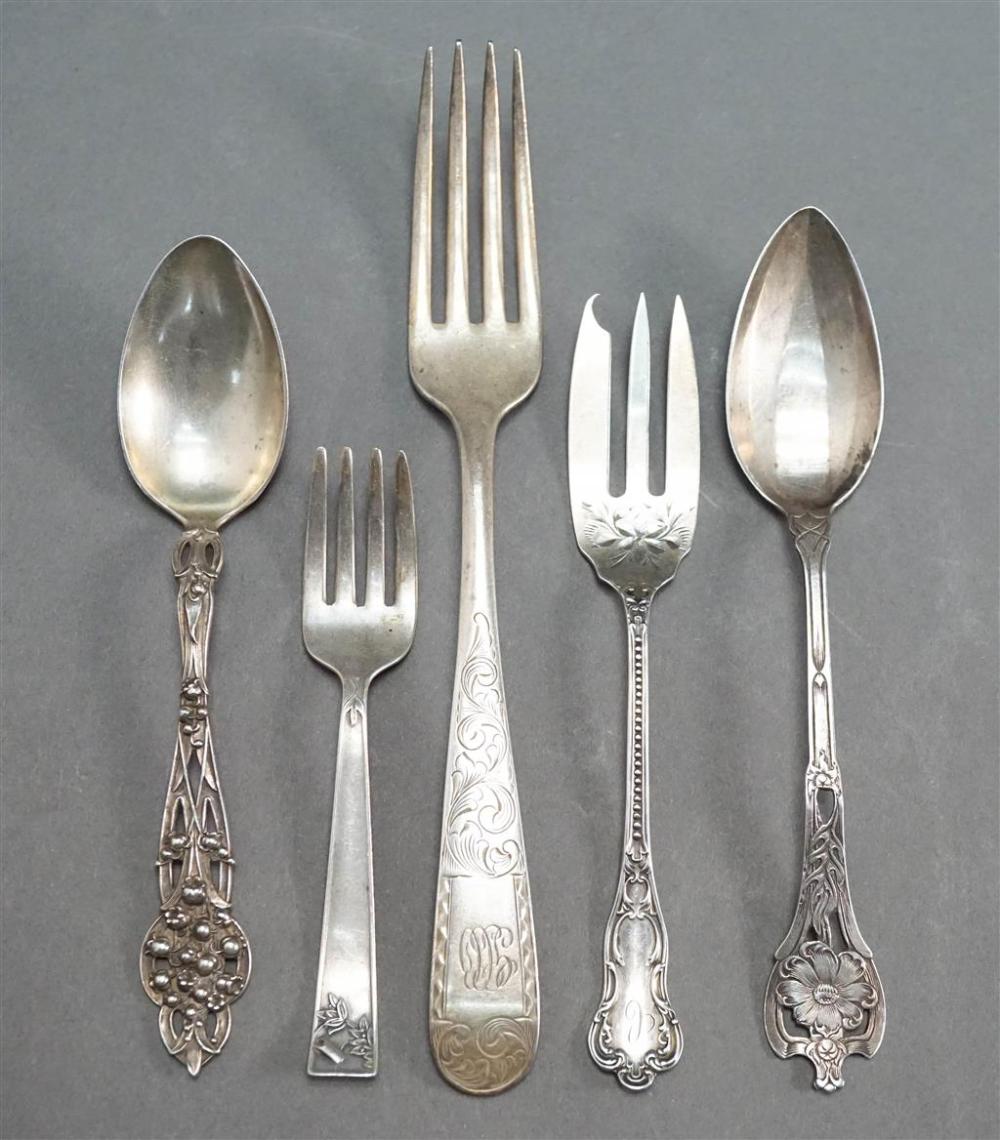 GROUP WITH FIVE AMERICAN STERLING