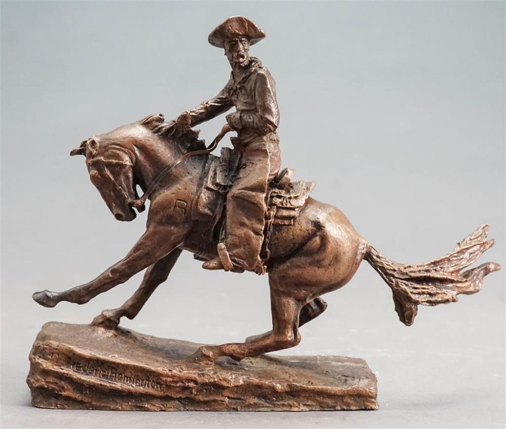 FRANKLIN MINT AFTER FREDERIC REMINGTON  3286d0