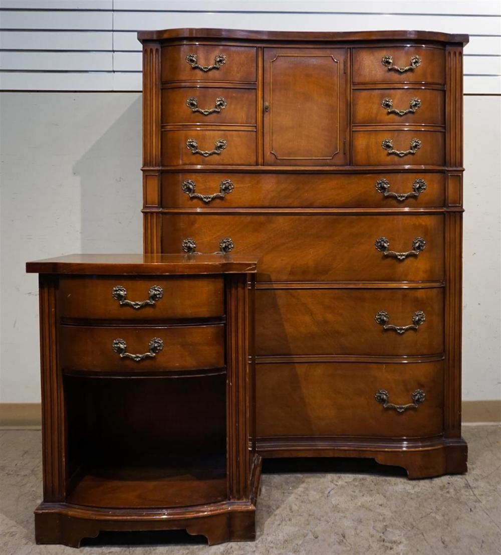 GEORGE III STYLE MAHOGANY TALL