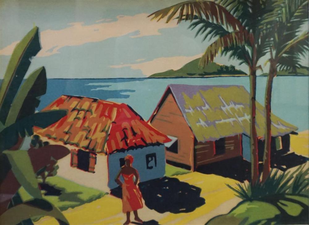 20TH CENTURY SCHOOL, BEACH SCENE