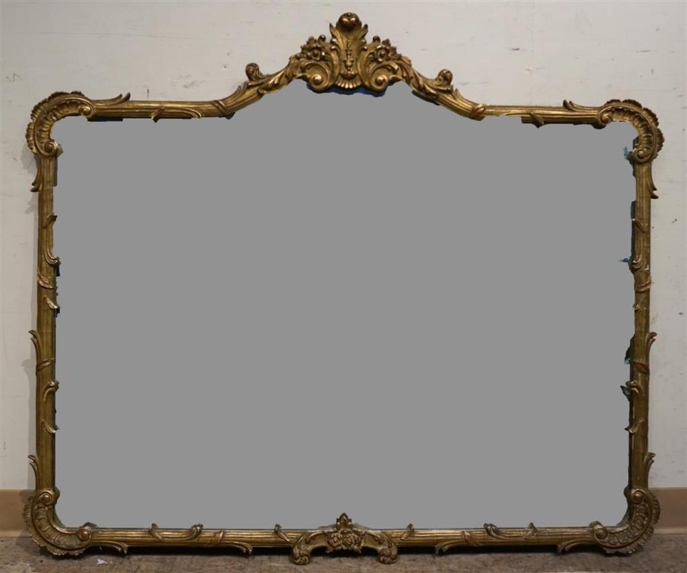 LOUIS XV STYLE GILT FRAME MIRROR,