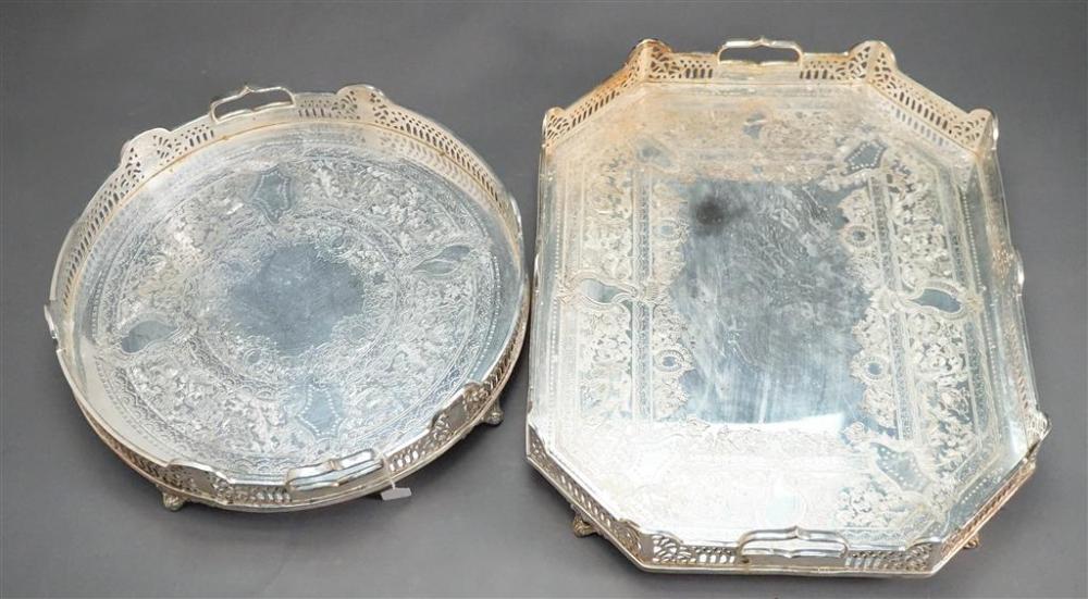 SILVER PLATE RECTANGULAR GALLERY