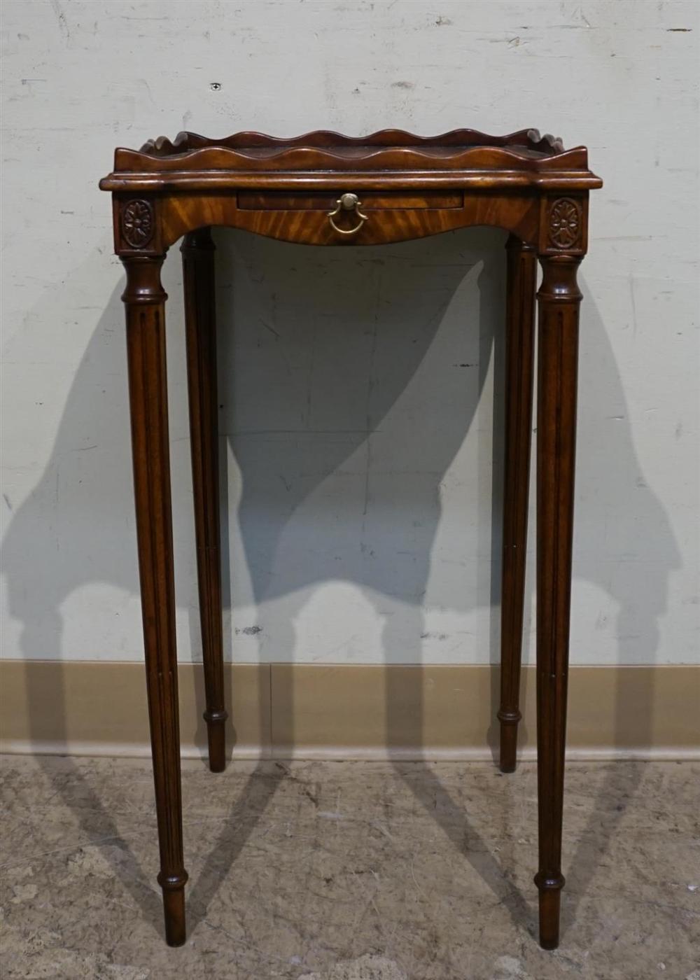 THEODORE ALEXANDER MAHOGANY CANDLESTAND  3287ac