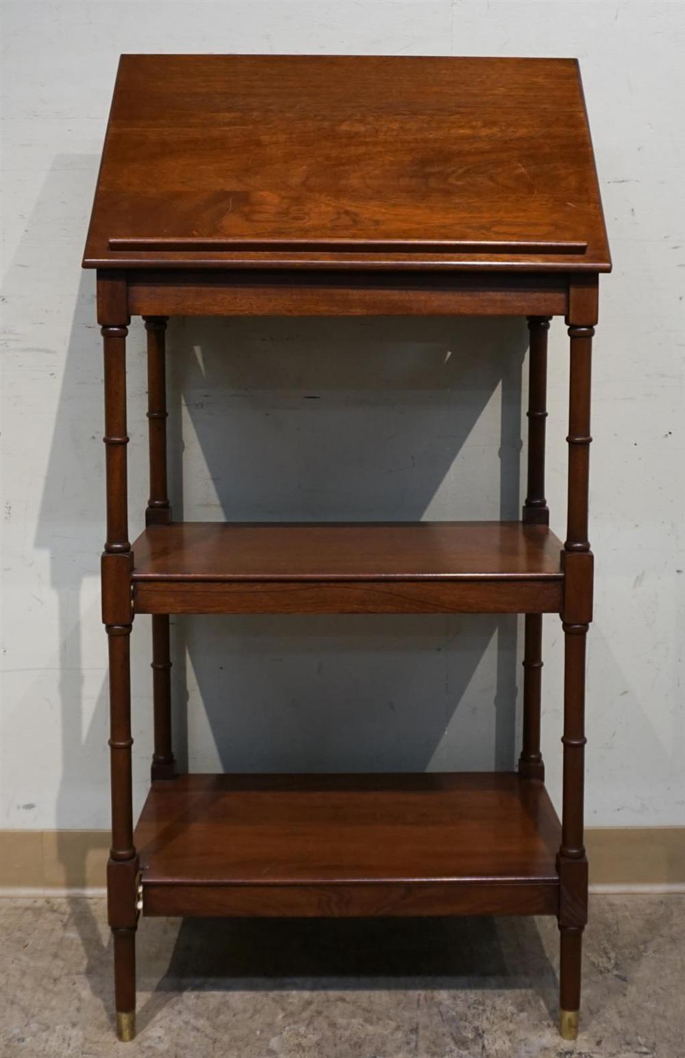 REGENCY STYLE MAHOGANY THREE-TIER