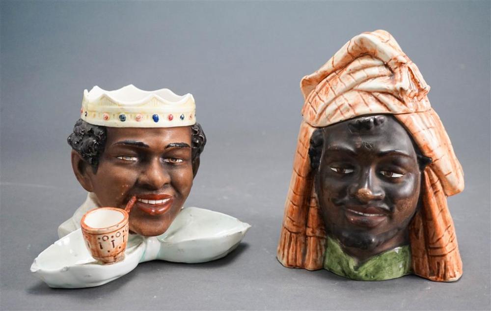 PAINTED AND DECORATED PORCELAIN FIGURAL